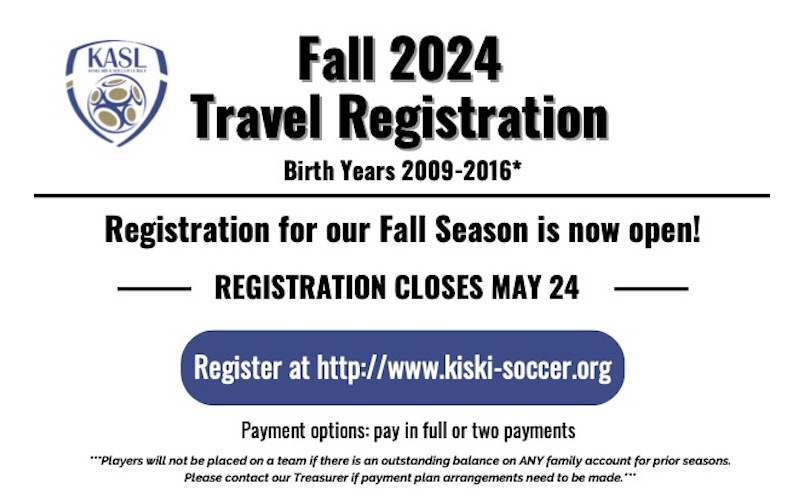 Fall 2024  Travel Registration