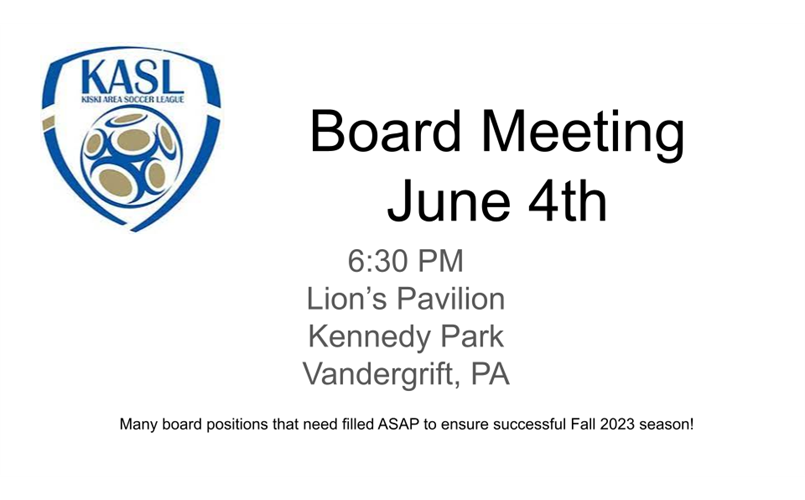 Board Meeting June 4
