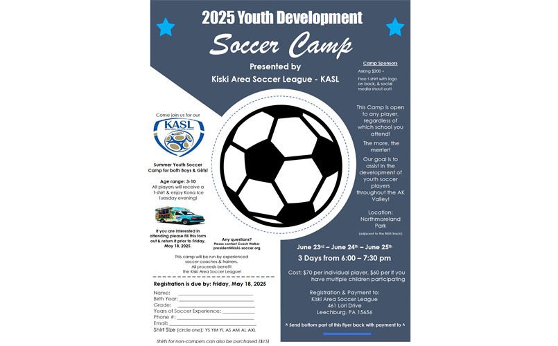 2025 KASL Youth Development Soccer Camp