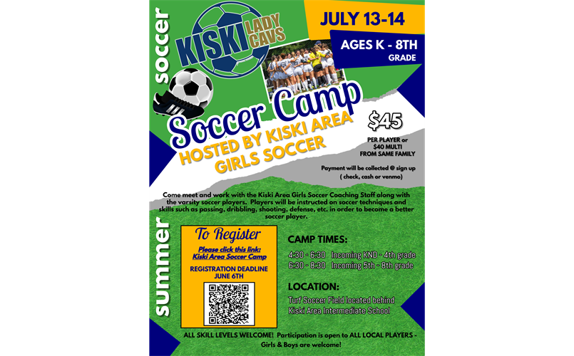 Lady Cavs Soccer Camp