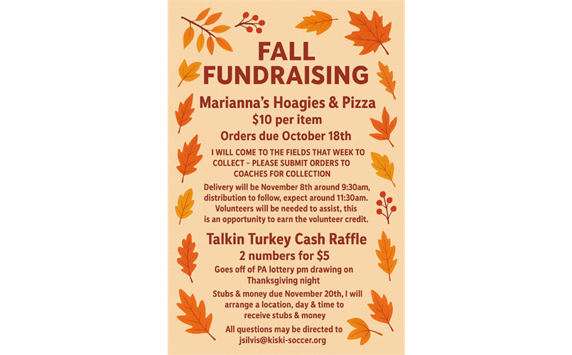Fall Fundraising